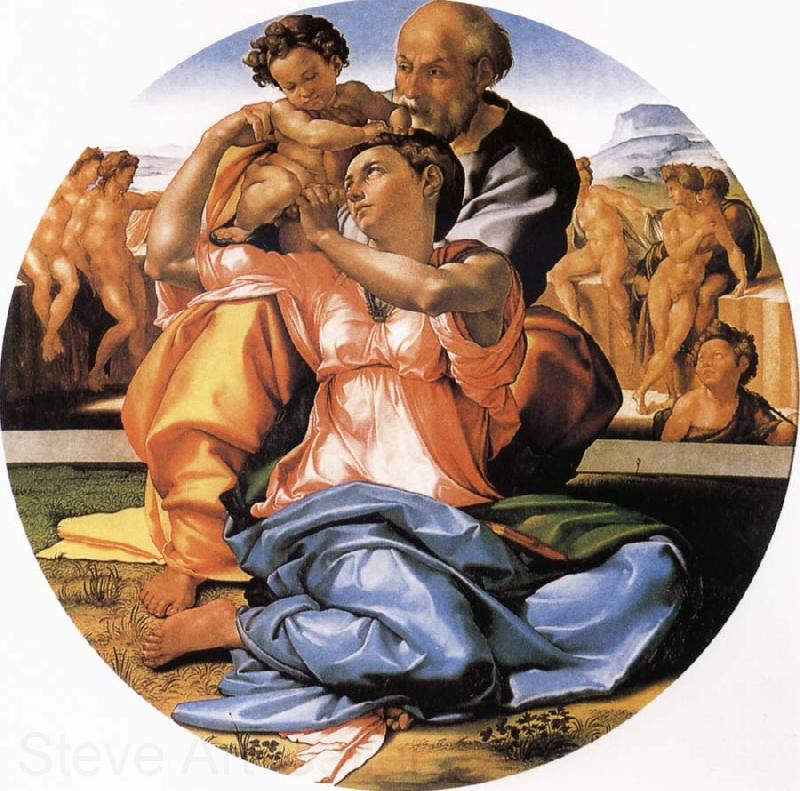 Michelangelo Buonarroti Holy Family Germany oil painting art